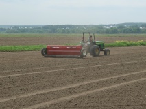 Промышленный посев газона